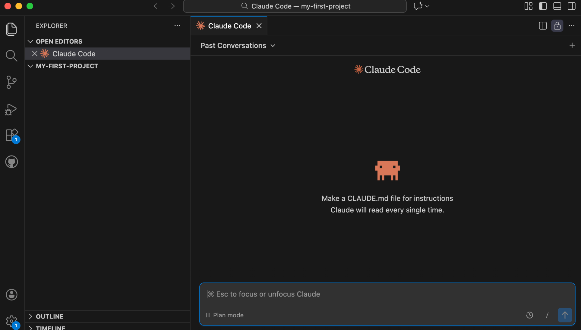 Панель Claude Code
