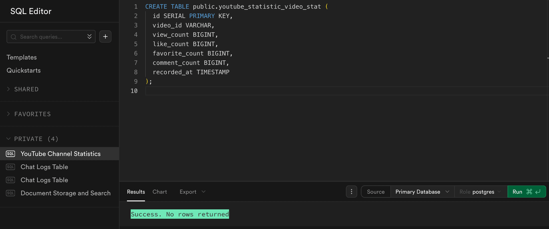 Анализ YouTube каналов
