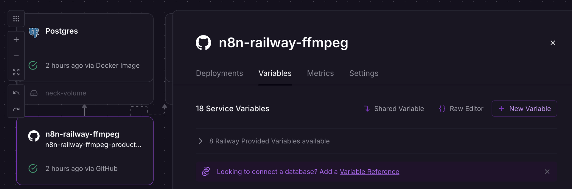 N8N на Railway (старый способ)